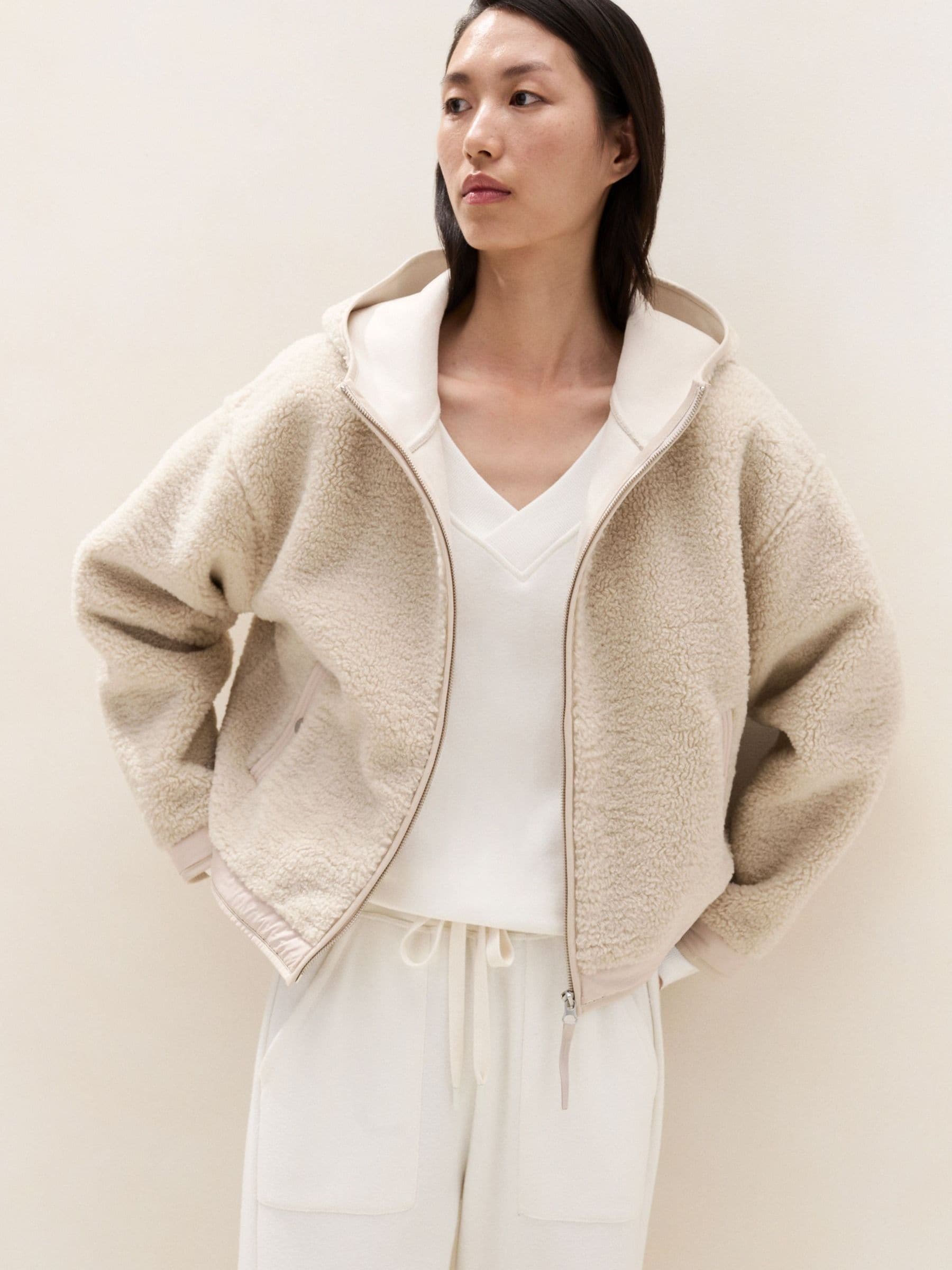 OHGA BENLY JACKET ベージュ Comprar The White Company Jaqueta Borg from Next Brazil