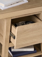Light Oak Effect Bedside Table - Image 3 of 10