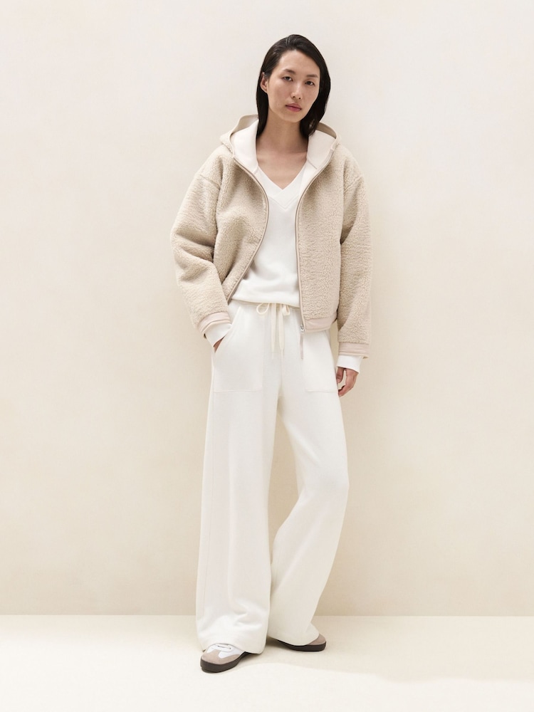 The White Company White Ultimate Wide Leg Trousers - Image 1 of 5 The White Company White Ultimate Wide Leg Trousers - Image 1 of 5