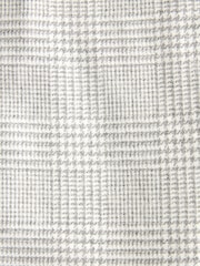 Natural Slim Fit Italian Wool Blend Check Suit Trousers - Image 7 of 9