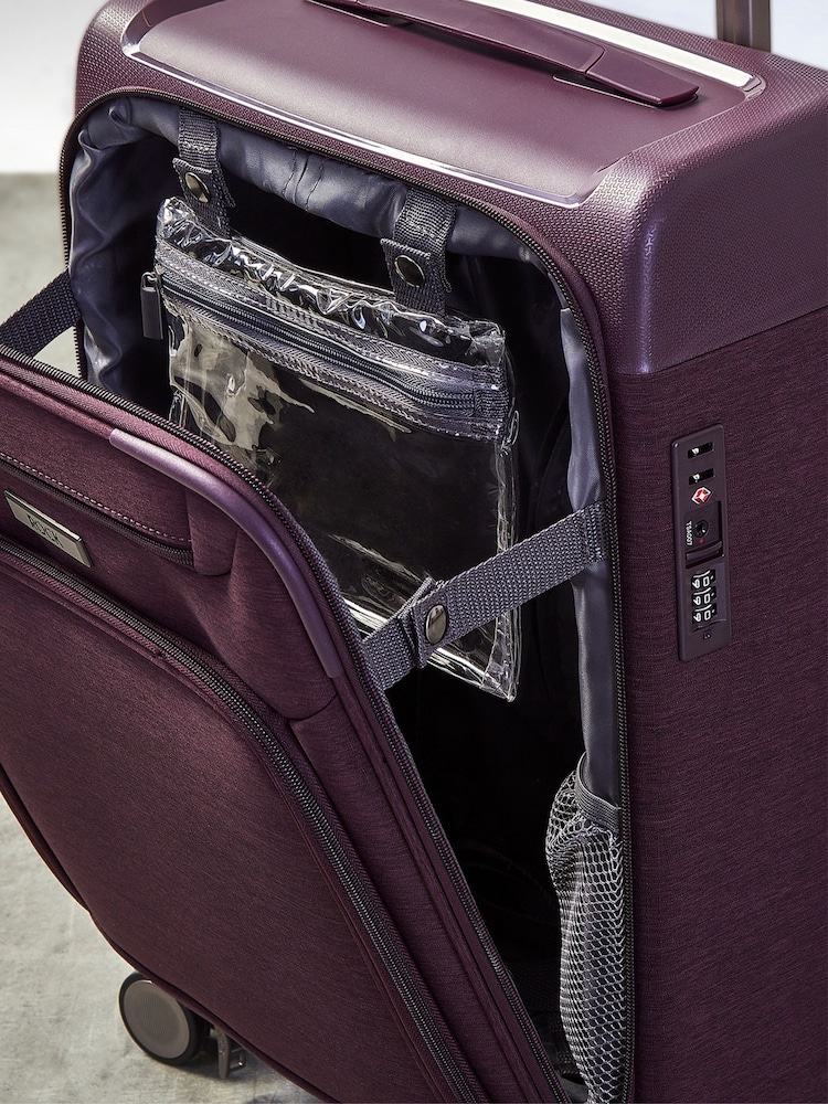Rock Luggage Parker Cabin Suitcase - Image 6 of 8