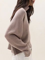 Suéter de cuello alzado con cachemira de The White Company - Imagen 2 de 4