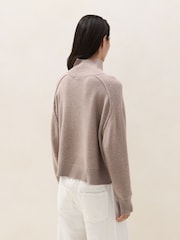 Suéter de cuello alzado con cachemira de The White Company - Imagen 3 de 4