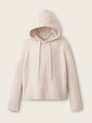 The White Company Natural Cosy Longline Seam Detail Hoodie - Image 5 of 5