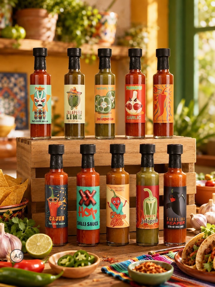 Kimm & Miller 10 Chilli Sauce Gift - Image 2 of 5