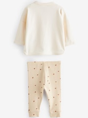 Neutral Safari Baby T-Shirts And Leggings Set 6 Pack - Image 5 of 6