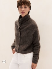 The White Company High Neck Cardigan - Imagen 1 de 5