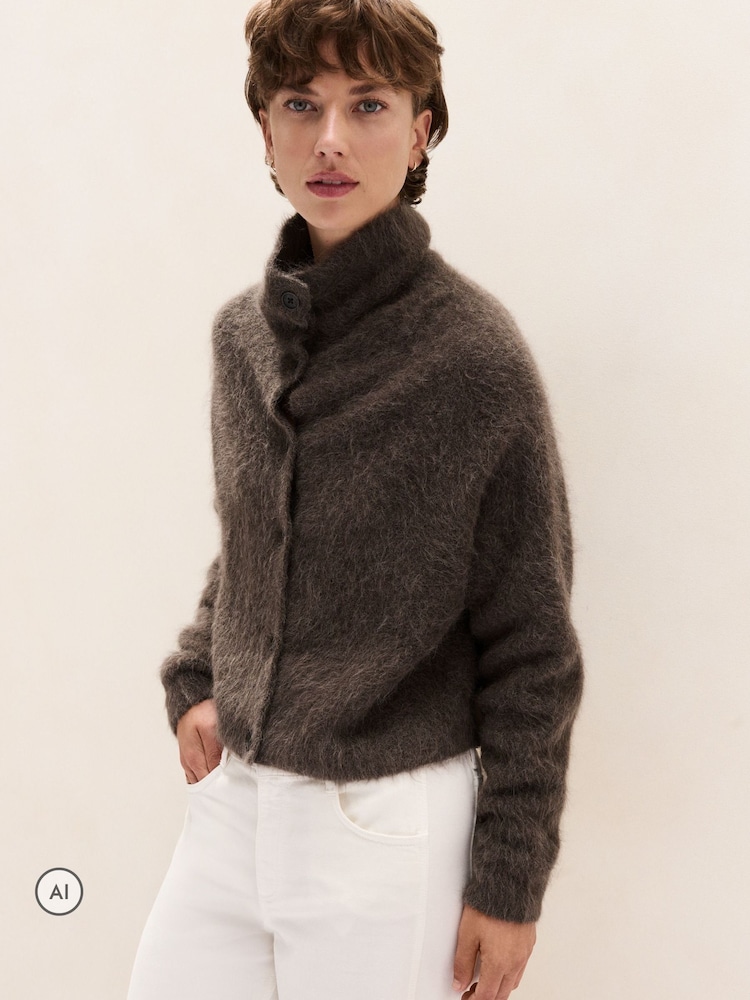 The White Company High Neck Cardigan - Imagen 1 de 5 The White Company High Neck Cardigan - Imagen 1 de 5