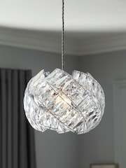 Chrome Belgravia Easy Fit Shade Ceiling Light - Image 1 of 8