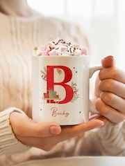 Personalised Christmas Initial Mug by PMC - Image 3 of 4