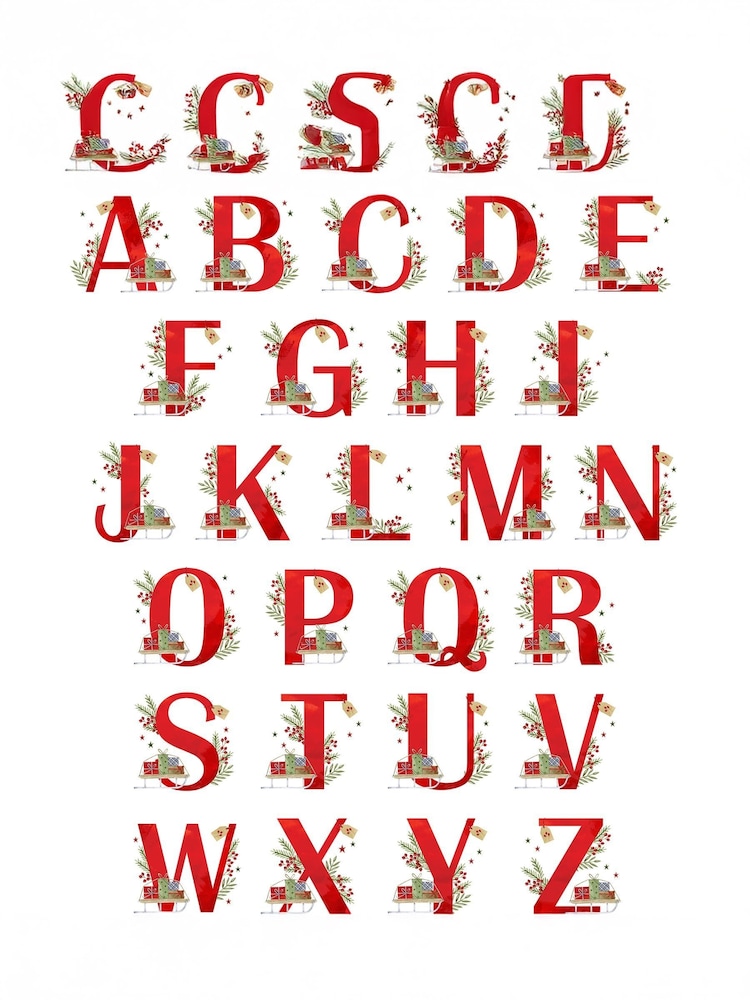 Personalised Christmas Initial Mug by PMC - Image 4 of 4 Personalised Christmas Initial Mug by PMC - Image 4 of 4