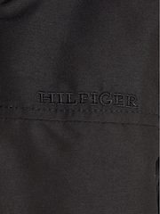 Tommy Hilfiger Kids Black Tech Hooded Bomber Jacket - Image 6 of 6