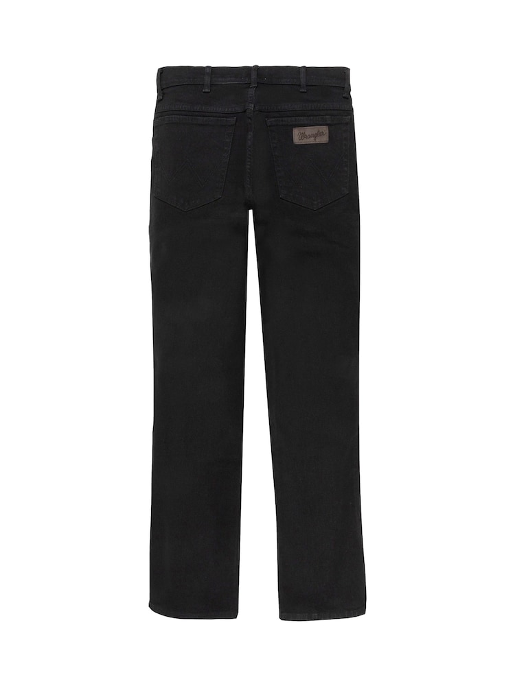 Musta - Wrangler Straight Fit Texas aidot farkut - Kuva 9 / 9