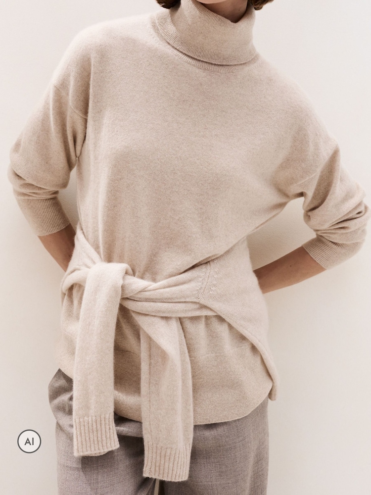 The White Company kasjmirgenser med rullekrage - Bilde 2 av 5