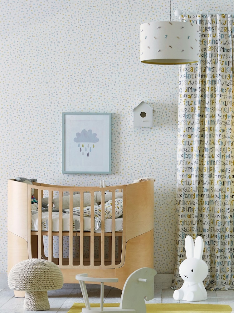 Scion Natural Lots of Dots 10.05M Wallpaper - Image 1 of 2