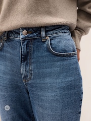 The White Company Blue Marlow Straight Leg Jeans - Image 2 of 4