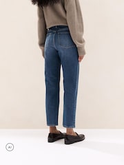 The White Company Blue Marlow Straight Leg Jeans - Image 4 of 4
