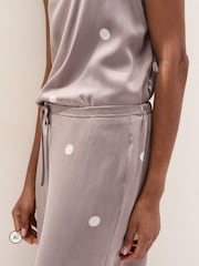 The White Company Silk Spot Cami пижама жиынтығы - 3суретінің 3 суреті