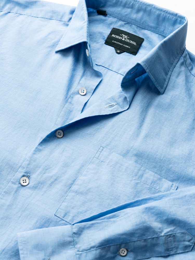 Rodd & Gunn Blue Parsons Hill Shirt - Image 5 of 5 Rodd & Gunn Blue Parsons Hill Shirt - Image 5 of 5