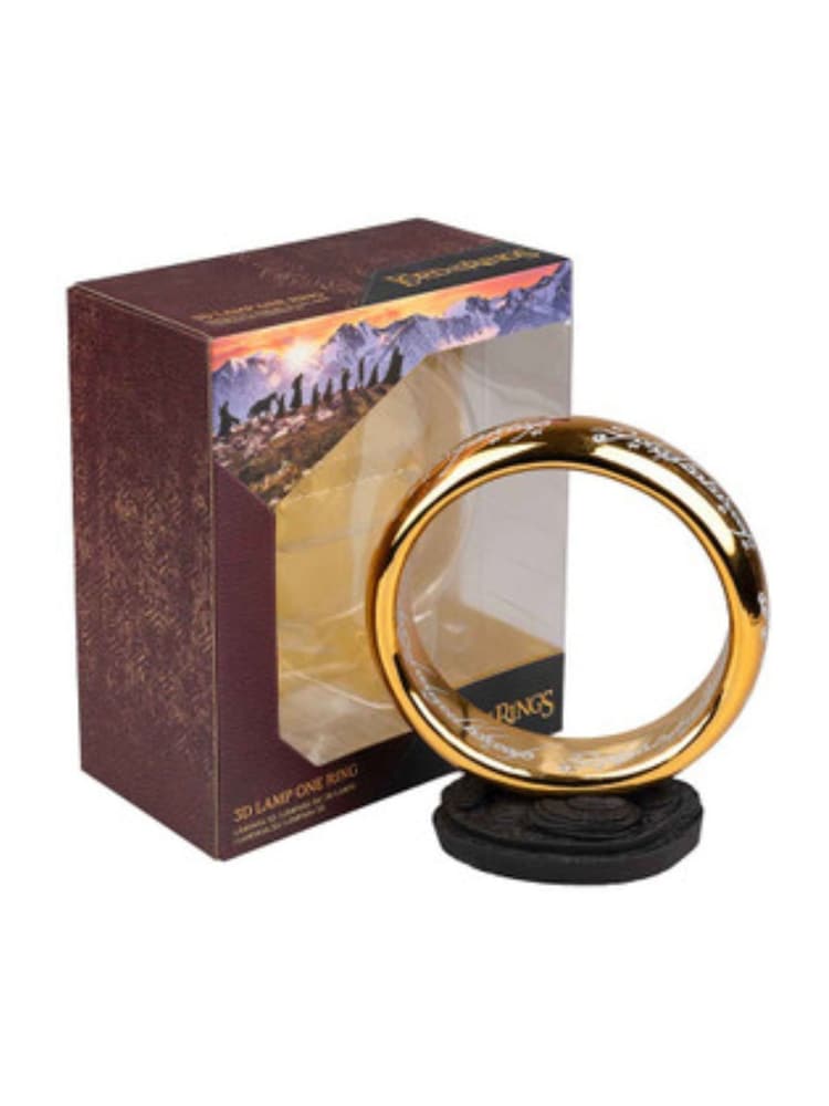MenKind Gold Lord Of The Rings One Lamp Magical Glow - Image 9 of 9 MenKind Gold Lord Of The Rings One Lamp Magical Glow - Image 9 of 9