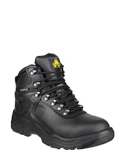 Amblers Safety Black FS218 Waterproof Lace-Up Safety Boots - Image 1 of 4