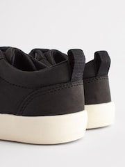 Black Standard Fit (F) Touch Fastening Elastic Lace Shoes - Image 3 of 6