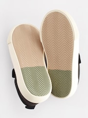 Black Standard Fit (F) Touch Fastening Elastic Lace Shoes - Image 4 of 6