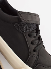 Black Standard Fit (F) Touch Fastening Elastic Lace Shoes - Image 6 of 6