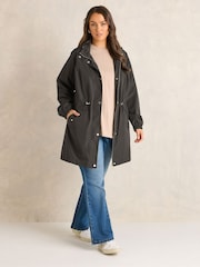 Evans Brown Lightweight Rain Jacket - Image 3 of 7