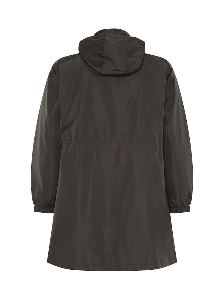 Evans Brown Lightweight Rain Jacket - Image 7 of 7 Evans Brown Lightweight Rain Jacket - Image 7 of 7