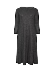 Grau - Evans Geripptes Kleid - Bild 5 von 6
