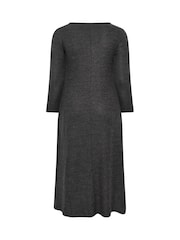 Grau - Evans Geripptes Kleid - Bild 6 von 6
