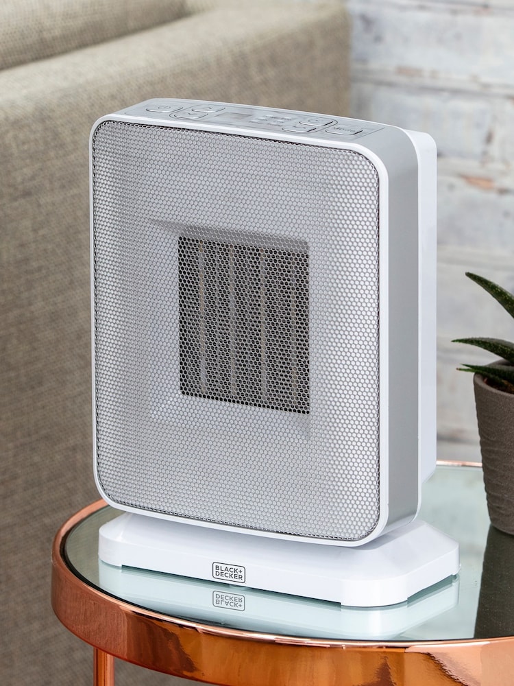 Black & Decker Silver Digital PTC Fan Heater - Image 1 of 4