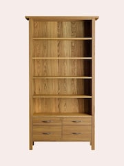 Laura Ashley Oak Milton 4 Drawer Single Bookcase - Image 2 of 5