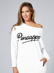 Blanco - Sudadera extragrande Monster - Imagen 1 de 3