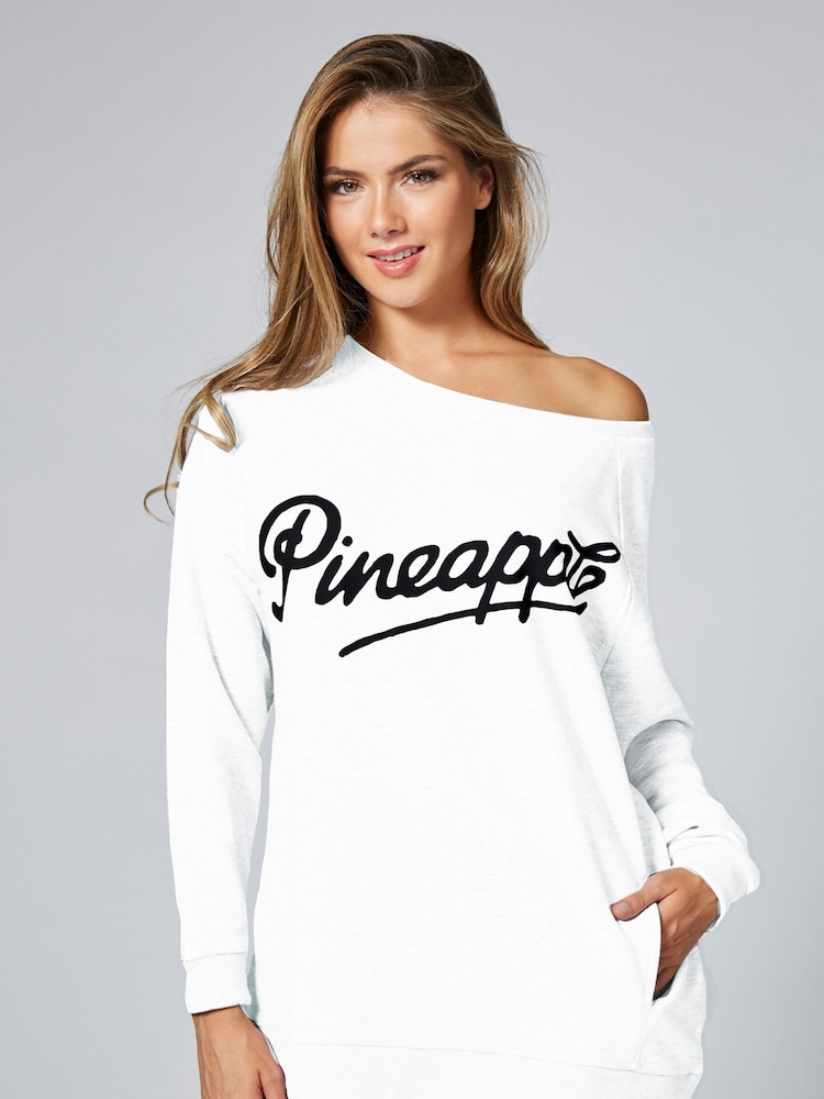 Blanco - Sudadera extragrande Monster - Imagen 1 de 3