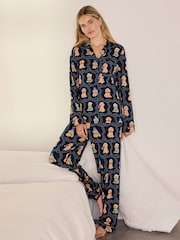 طقم بيجامة طويلة بطبعة صور كلب Cockapoo باسم Chip لعيد الميلاد من Chelsea Peers - صورة 5 من 6