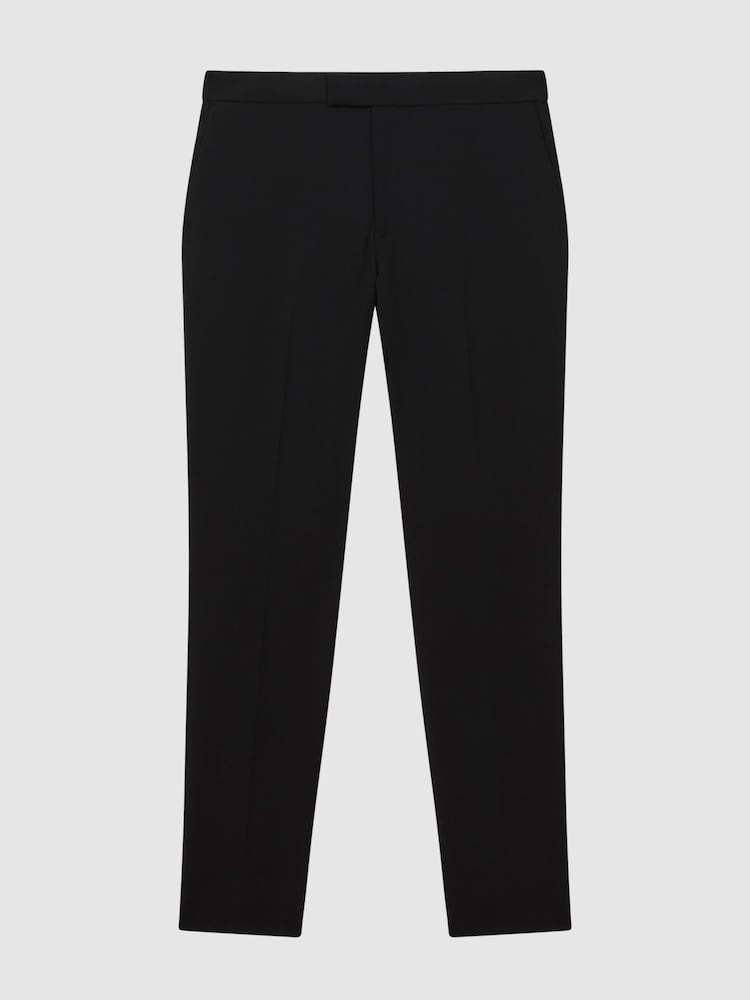 Noir - Pantalon décontracté Reiss Found à cordon - Image 2 of 6