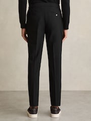 Noir - Pantalon décontracté Reiss Found à cordon - Image 5 of 6