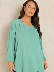 Zelená - Evans Airflow Boho top - Obrázek 1 z 6