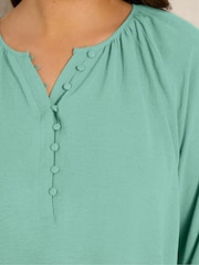Zelená - Evans Airflow Boho top - Obrázek 4 z 6