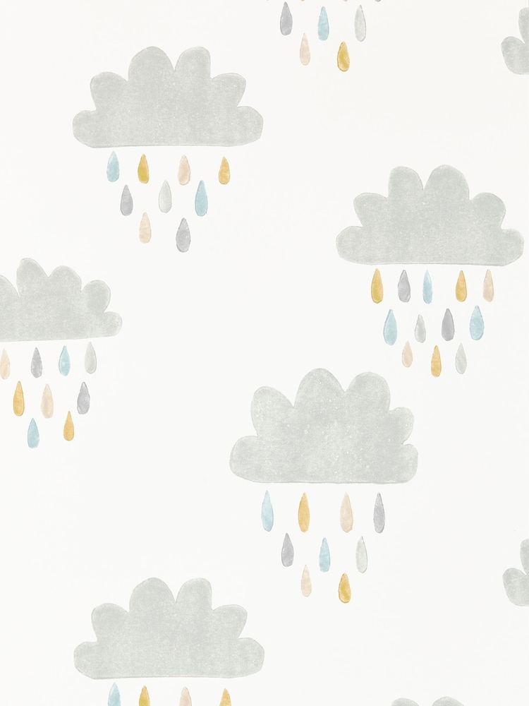 Scion Grey April Showers 10.05M Wallpaper - Image 1 of 1