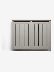 Dove Grey Malvern Oak Effect Radiator Cover - Image 2 of 7