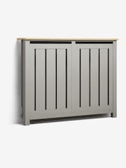 Dove Grey Malvern Oak Effect Radiator Cover - Image 3 of 7