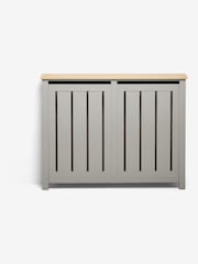 Dove Grey Malvern Oak Effect Radiator Cover - Image 4 of 7