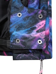 Mountain Warehouse Black Kids Galactic Extreme Waterproof Ski Jacket - Image 6 of 6