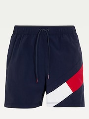 Tommy Hilfiger Blue Medium Drawstring Swim Shorts - Image 4 of 4