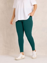 Evans Green Cotton Leggings - Image 1 of 6