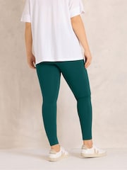 Evans Green Cotton Leggings - Image 3 of 6