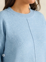 Evans Blue Front Seam Jumper - Image 4 of 6